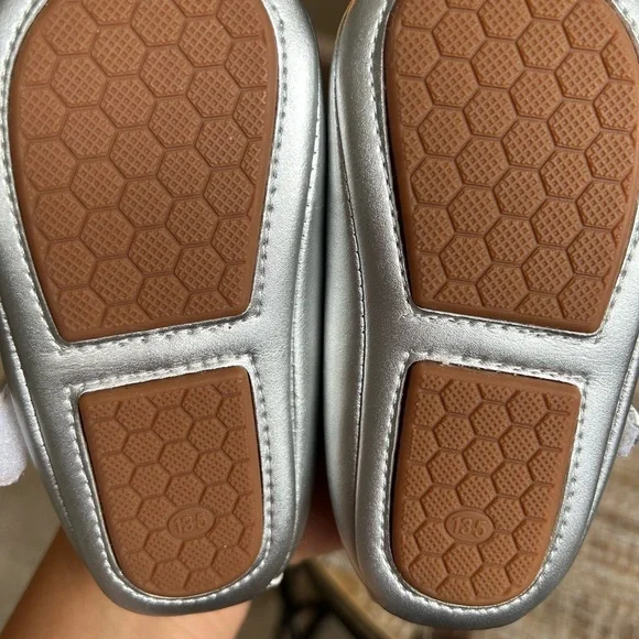 Brand new Silver Dress Shoes- Baby Girl - Picture 3 of 9